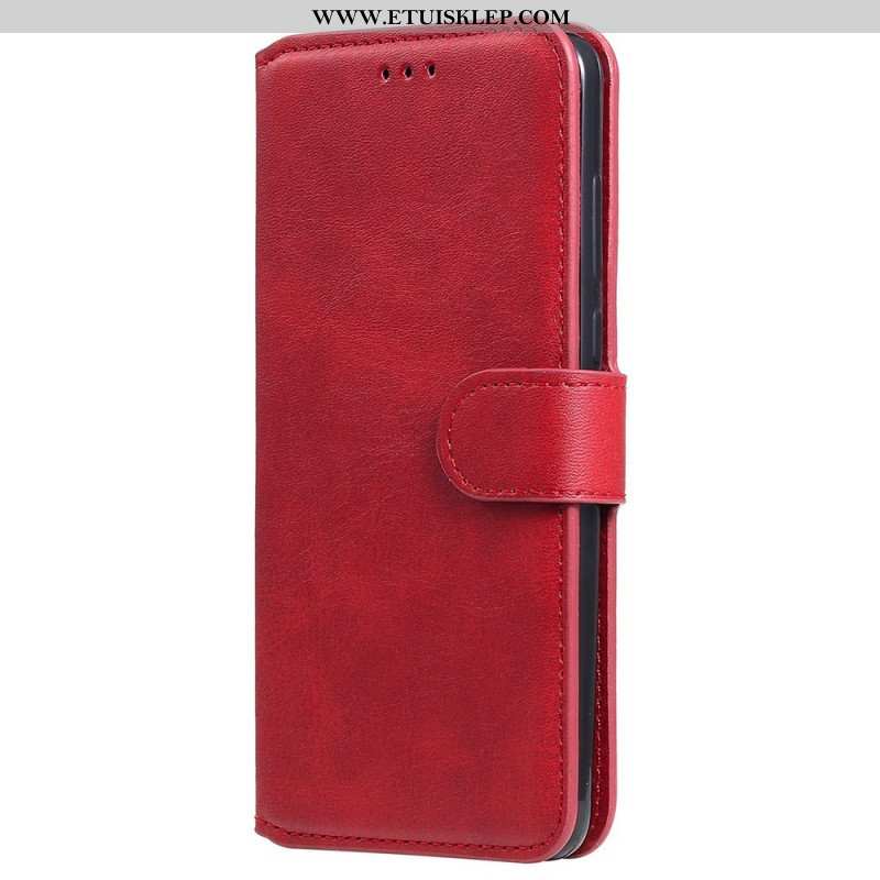 Etui Folio do Oppo Find X5 Stylizacja Skóry